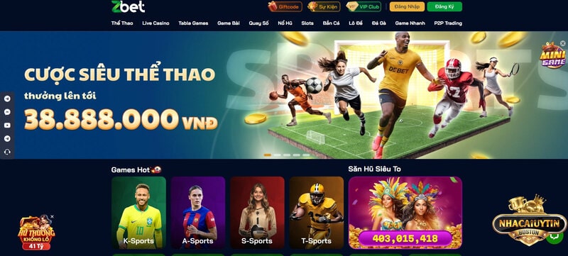 Zbet - Nhà cái cá cược đáng chơi nhất năm 2025 Zbet - Nhà cái cá cược đáng chơi nhất năm 2025